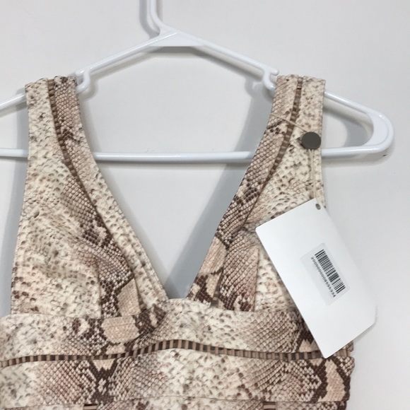 NWT ZIMMERMAN Bellitude snake-print one piece swimsuit - Picture 2 of 6